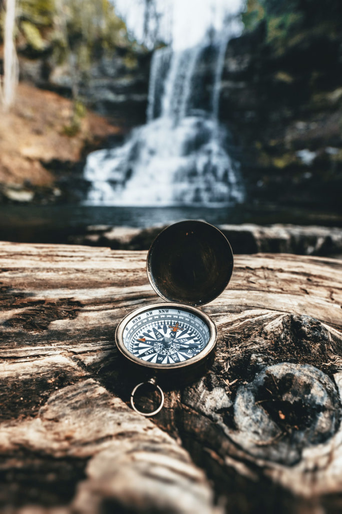 Things to pack for day hikes - compass