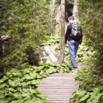 Hiking at Belfountain Conservation Area