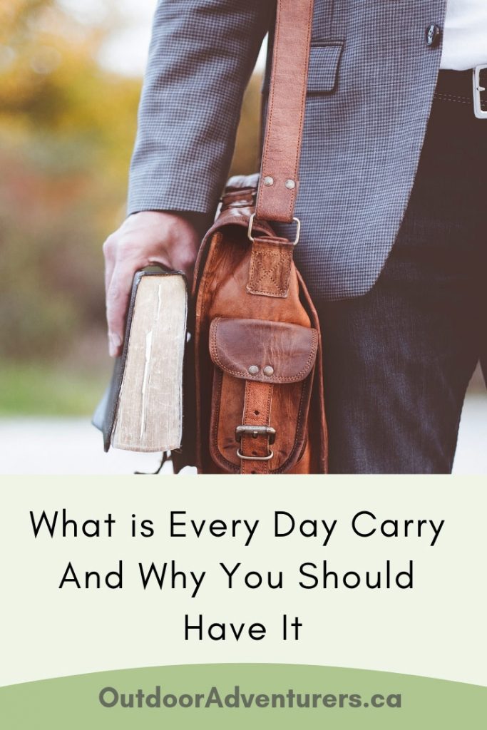 Answering the question as to what is Every Day Carry, and why you should carry it everywhere you go. #everydaycarry #men #backpack #hiking #EDC